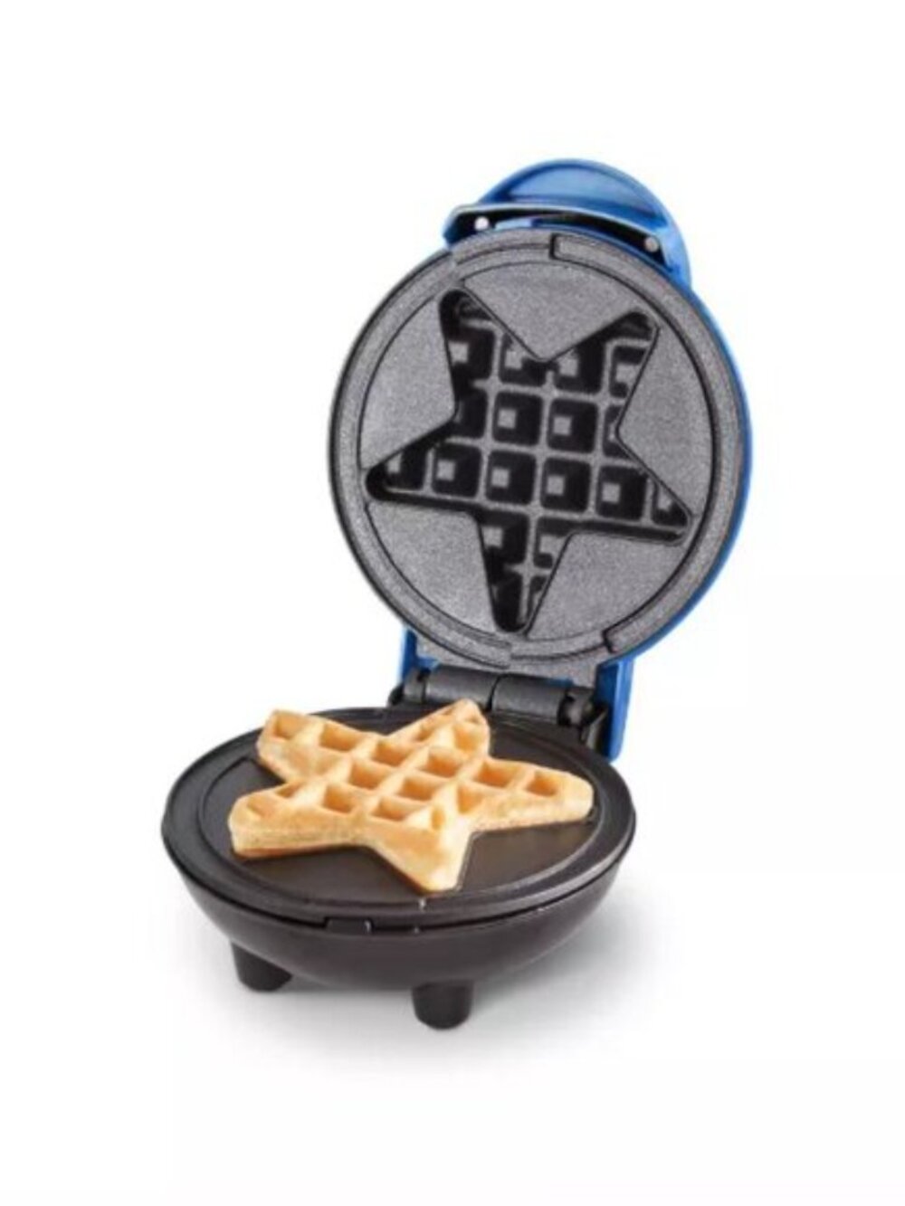 Dash Star Mini Waffle Maker in Navy Blue (NEW) - Picture 5 of 7